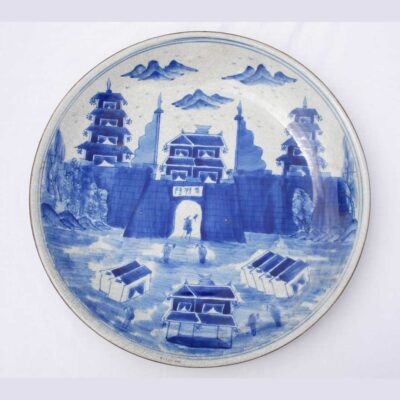 Porcelain-Blue-And-White-Plate